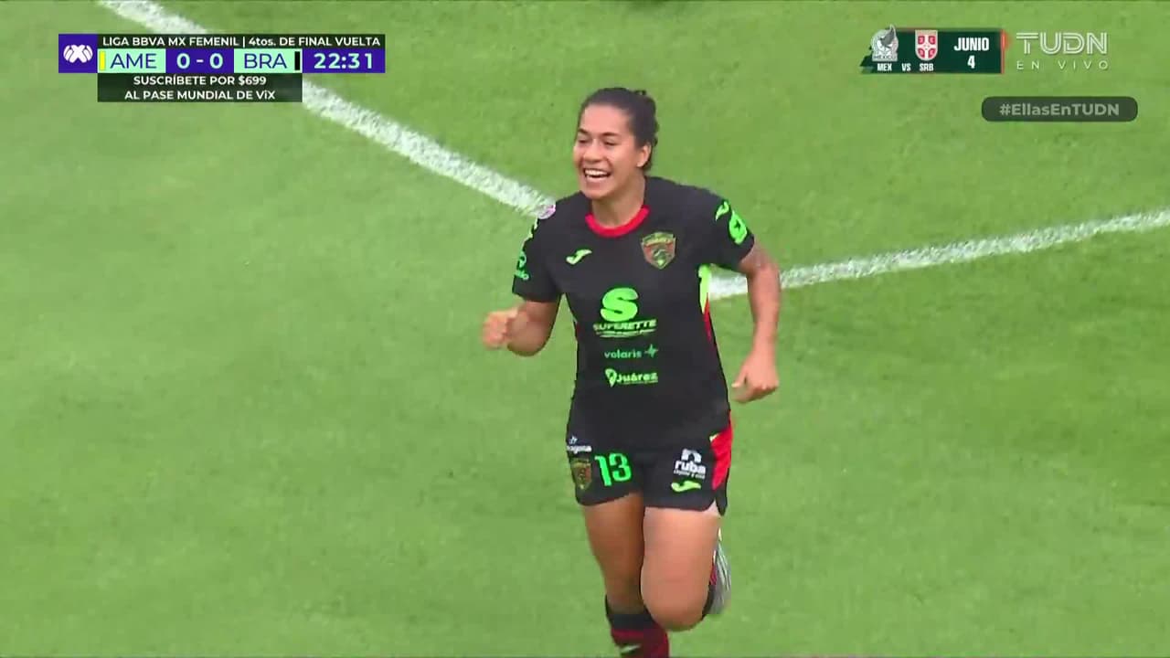 ¡El impresionante golazo de Juárez al América en los Cuartos de Final!