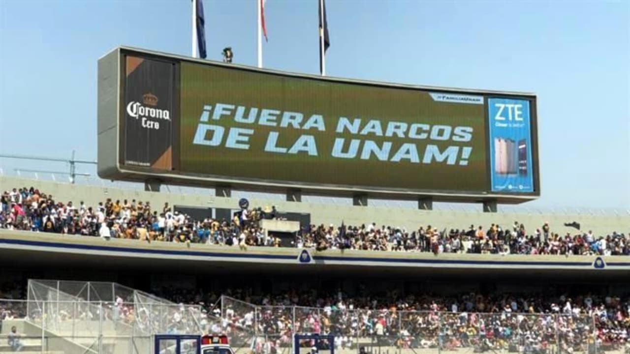 Pumas alza la voz en contra del narcotráfico