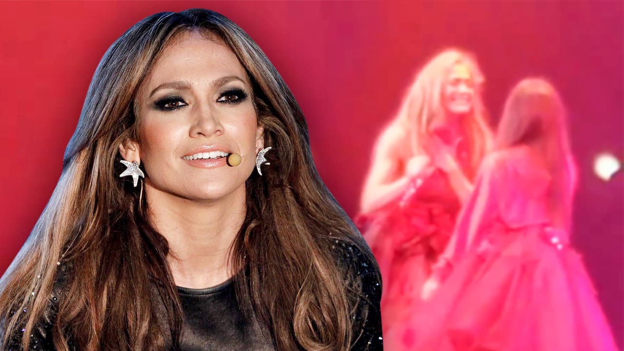 Jennifer López queda al borde del llanto al ser interrumpida por su hija Emme en el escenario