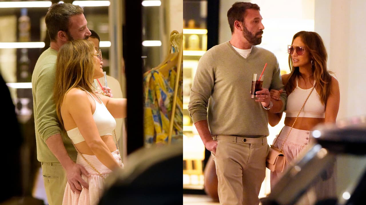 La pareja se fue de compras horas antes de que el 2023 terminara.