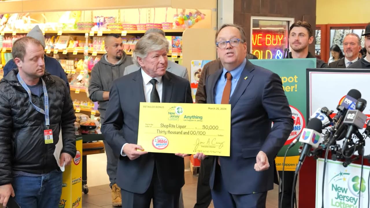 Director de Lotería de Nueva Jersey da recomendaciones al ganador del premio de $1,130 millones
