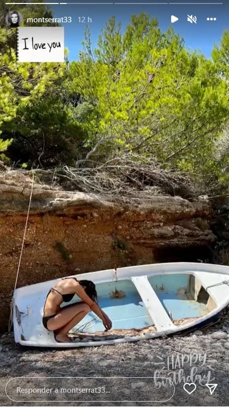 Montserrat, de 56 años, también celebró la vida de Yaya en sus historias de Instagram con una foto en donde la modelo aparece en un pequeño bote. "Te amo" y "Feliz cumpleaños", fueron los textos que acompañaron su publicación.