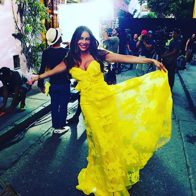 Sofía Vergara lleva ya varios días disfrutando de su natal Colombia.