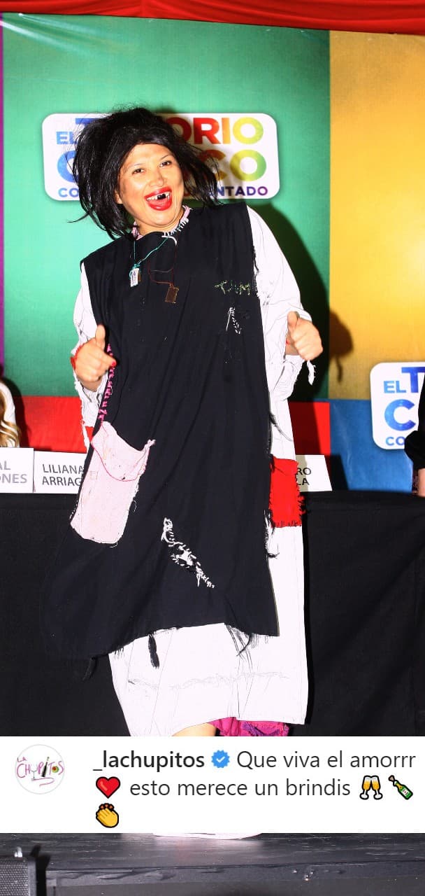 La comediante 
<b>Liliana Arriaga </b>'La Chupitos' sugirió que la noticia merece "un brindis".
<br>