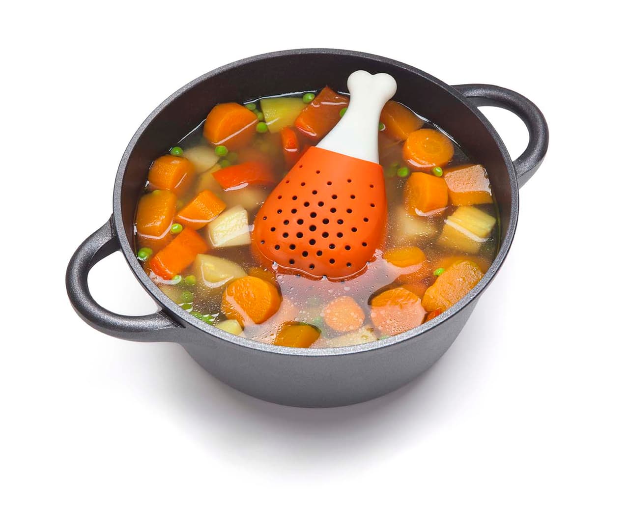 No más incidentes embarazosos cuando se queda un pedazo de perejil en los dientes. Pulk, es un infusor de hierbas aromáticas para que no se esparzan en la olla cuando prepares caldos o estofados. De venta en: Ototodesign.com, $6 USD