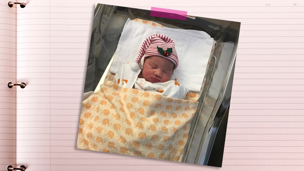 Otra personita que está feliz con este angelito es su tía Adieny Nuñez.