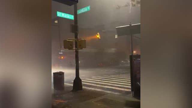 Videos en redes sociales muestran los daños causados por las tormentas en Nueva York y Nueva Jersey
