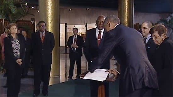 El mensaje de Obama en el memorial José Martí