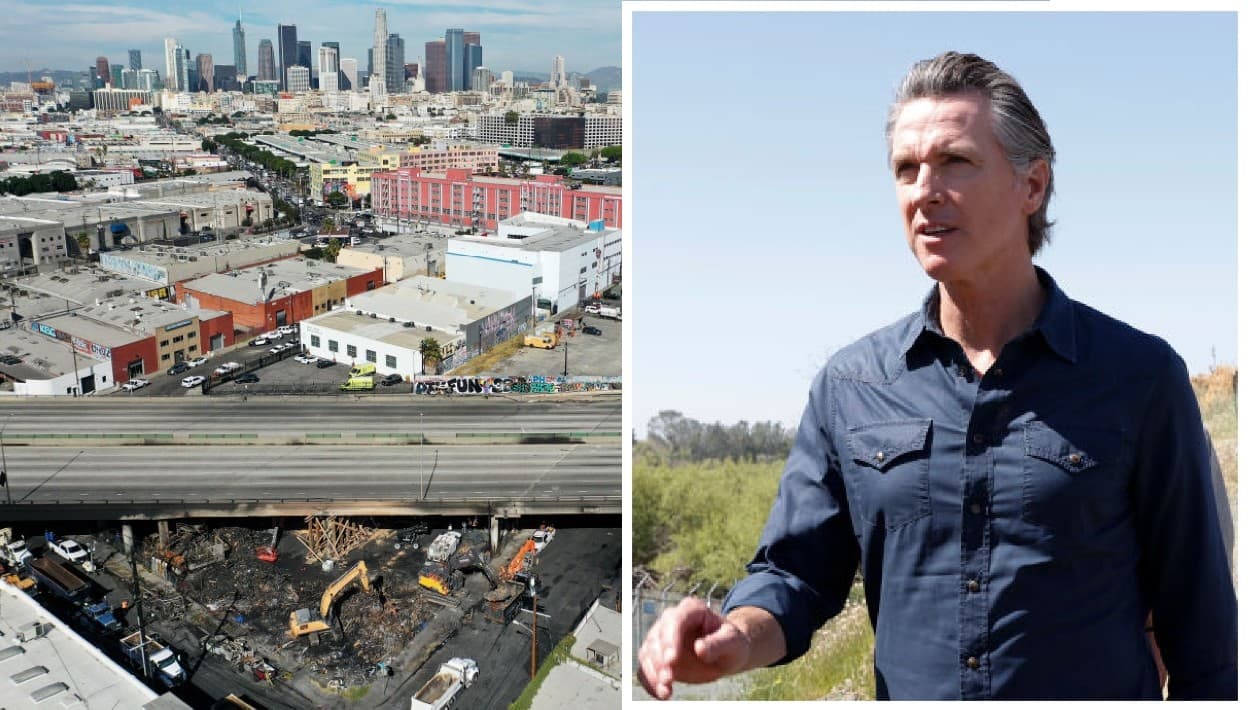 Faltaría por descubrir, según el gobernador de California, "quién es la persona responsable" de estos hechos.