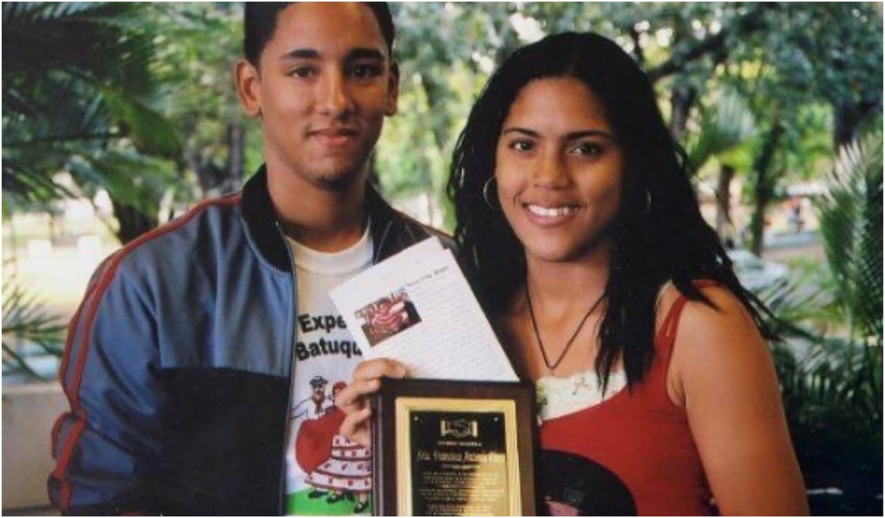 Esta foto es del día en que recibió su primer reconocimiento como actriz. "Ya me imaginaba con ser famosa y me veía en novelas", dijo.