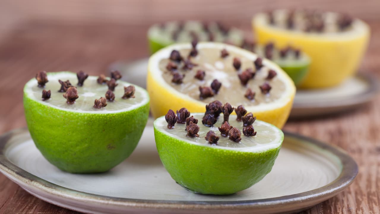 Una variación de esto es ponerle clavos de olor al limón, y formará un gran combo para absorber las cosas malas. Pero es importante que recuerdes reemplazarlos cada vez que se vayan poniendo feos.