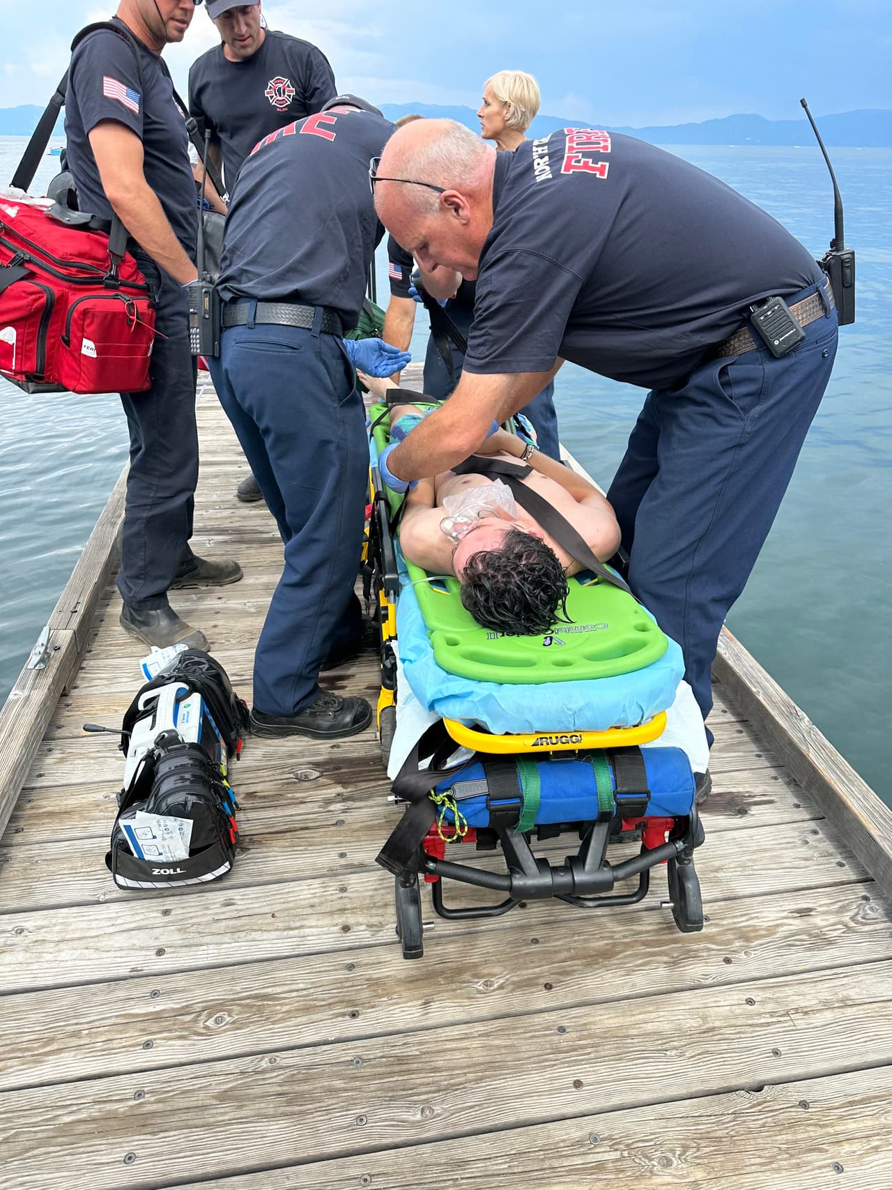 Parámedicos llegaron a la escena y fue transportado al Renown Children's Hospital