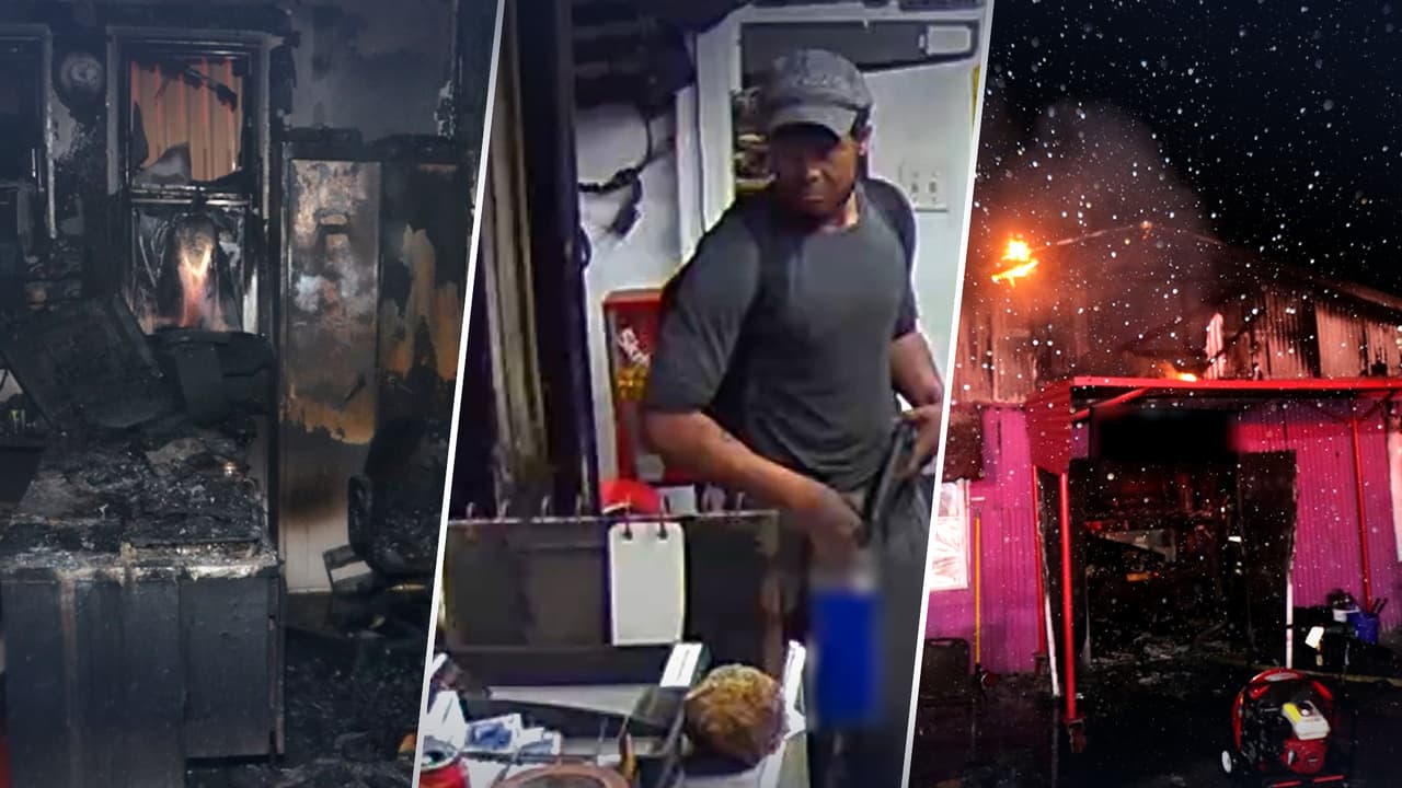 Buscan a hombre armado que entró a negocio y provocó incendio en Santa Ana   