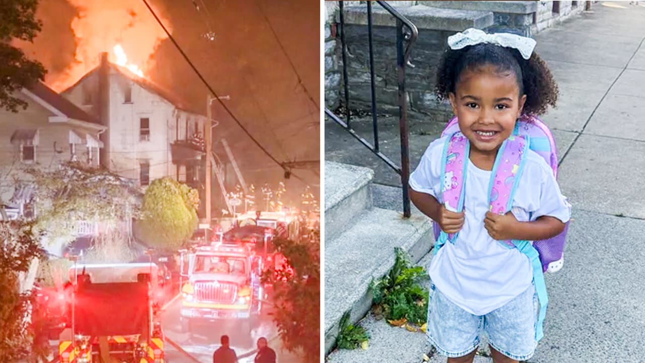 Socorrista halla a su hija de 4 años entre las víctimas mortales de un incendio en Pensilvania