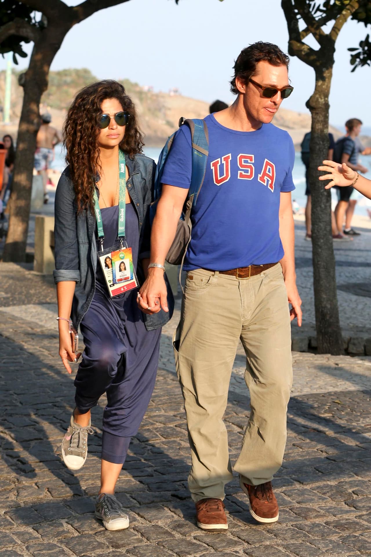 El actor no se quiso perder tan importante evento.