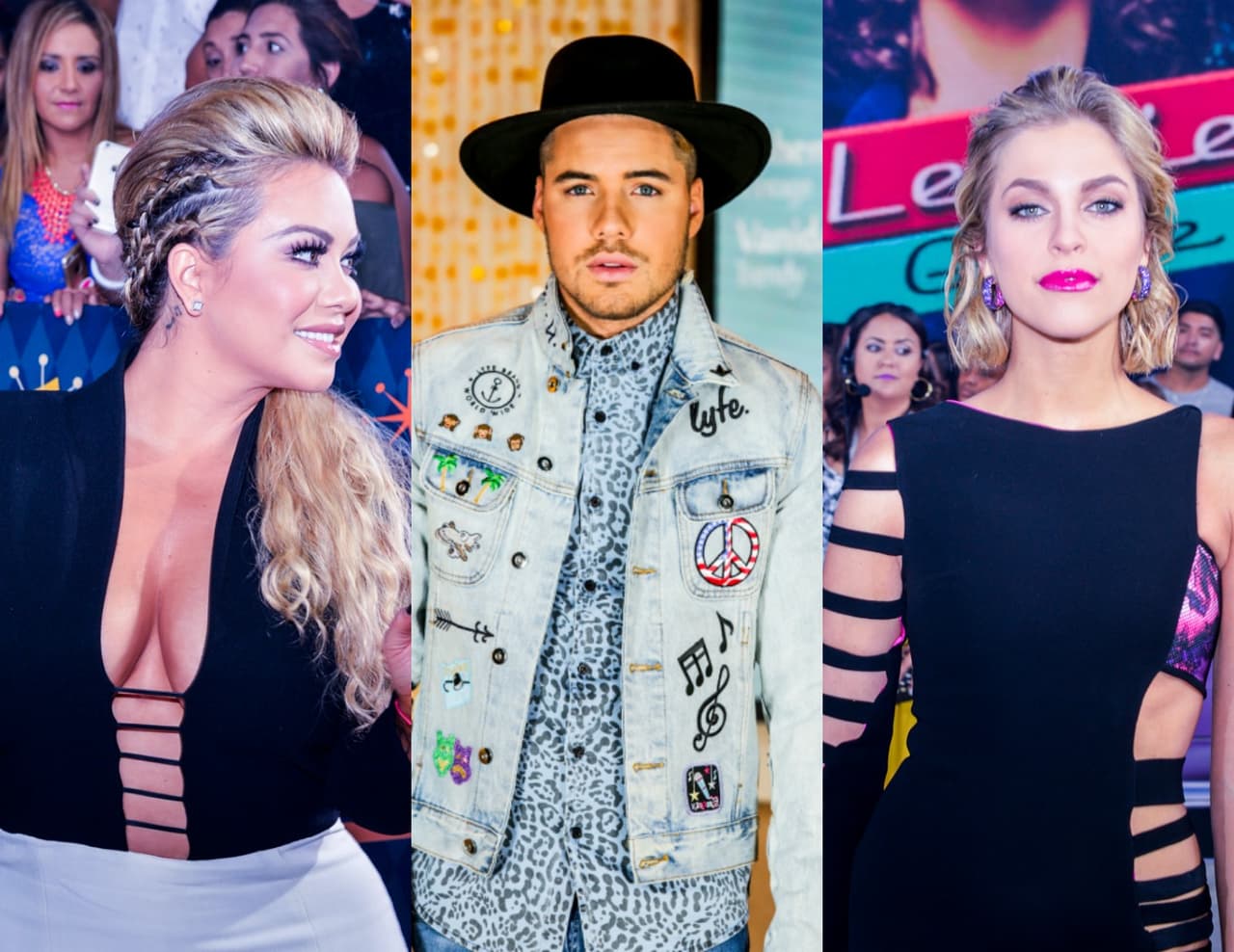 Así fue como llegaron los presentadores y conductores de Premios Juventud, a la gran noche retro.