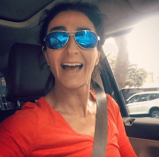 A donde quiera que va, la actriz siempre lleva una sonrisa de oreja a oreja.