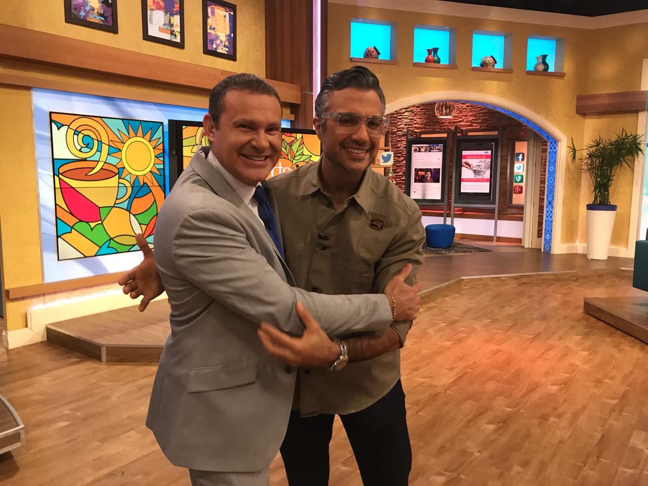 Las risas y el buen humor no faltaron esta mañana.