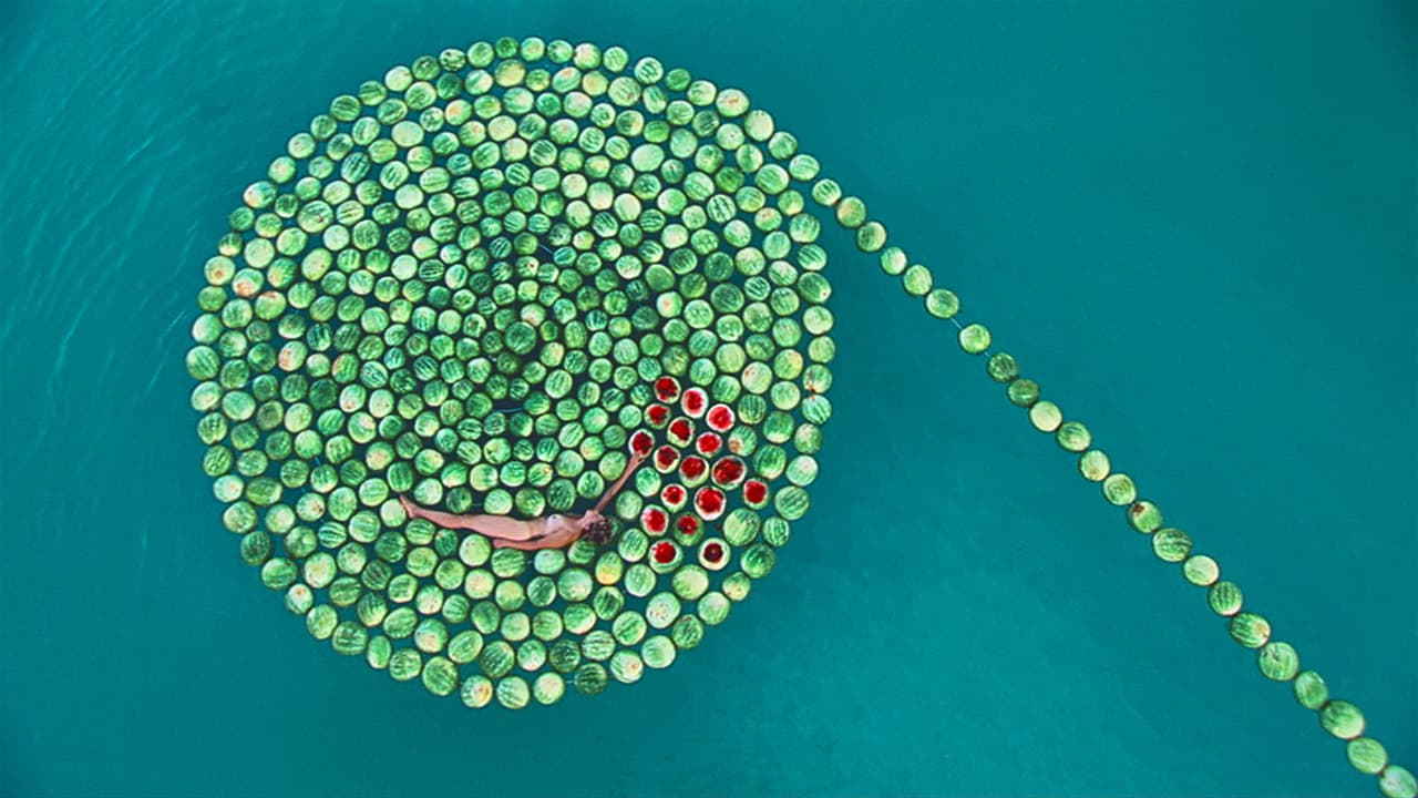 Esta obra, en la que una modelo flota desnuda rodeada de un espiral hecho de 500 sandías, creada en 2005, fue una de las primeras exploraciones que le dio renombre a esta artista y que le permitió jugar con las particularidades de la densidad de estas agua en las que los cuerpos no puedes sumergirse