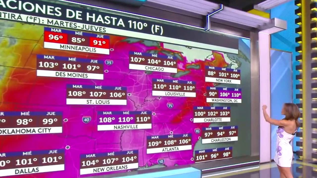Clima hoy en EEUU, martes 30 de junio 2026: Domo de calor sofocante amenaza a más de 200 millones de personas