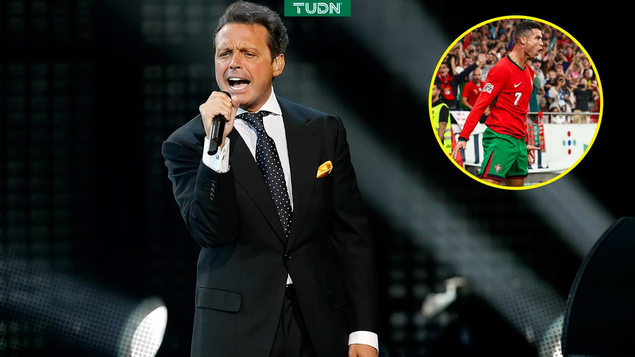 ¡Siiiuuu! Luis Miguel celebra como Cristiano Ronaldo tras concierto