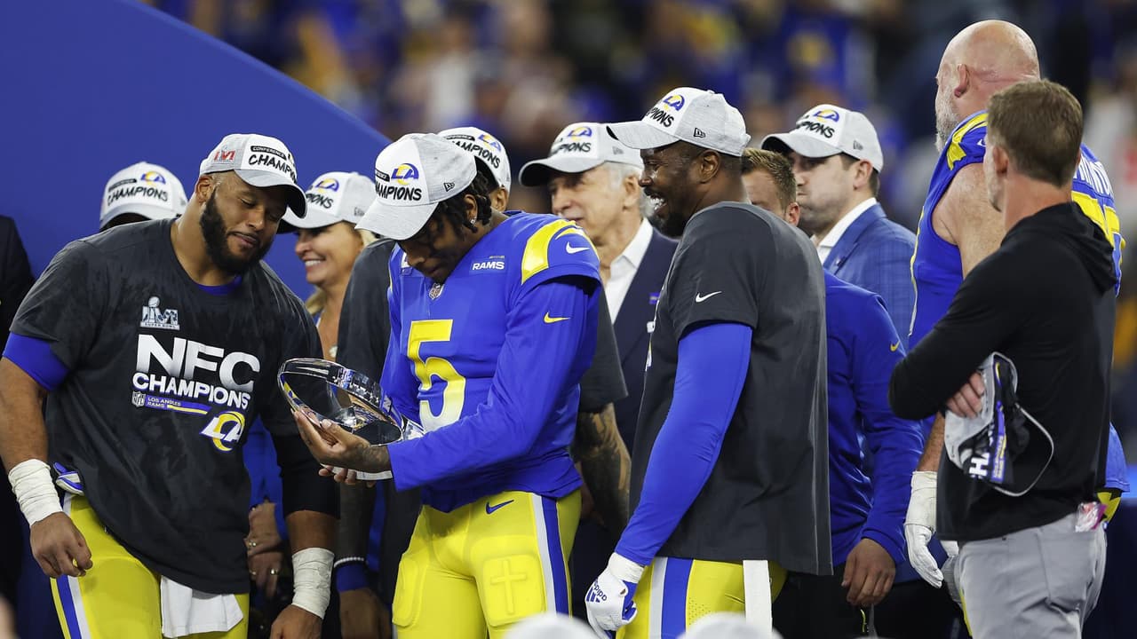 “Felices y dichosos de la vida”: hinchas de Los Ángeles Rams celebran que jugarán el Super Bowl en casa