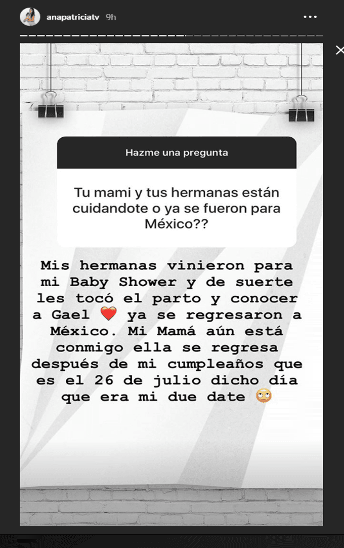 La conductora respondió a preguntas de sus seguidores en Instagram.