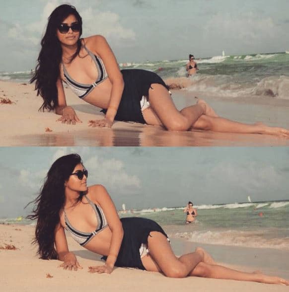 Disfrutar de la playa es otra de las cosa que le gustan.