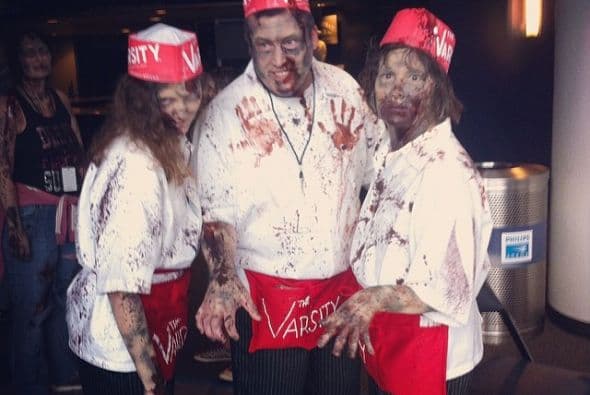 Atlanta fue la primera parada para "The Walking Dead Escape", se espera que la zombi manía recorra varias ciudades de Estados Unidos. (Imagen de Twitter)