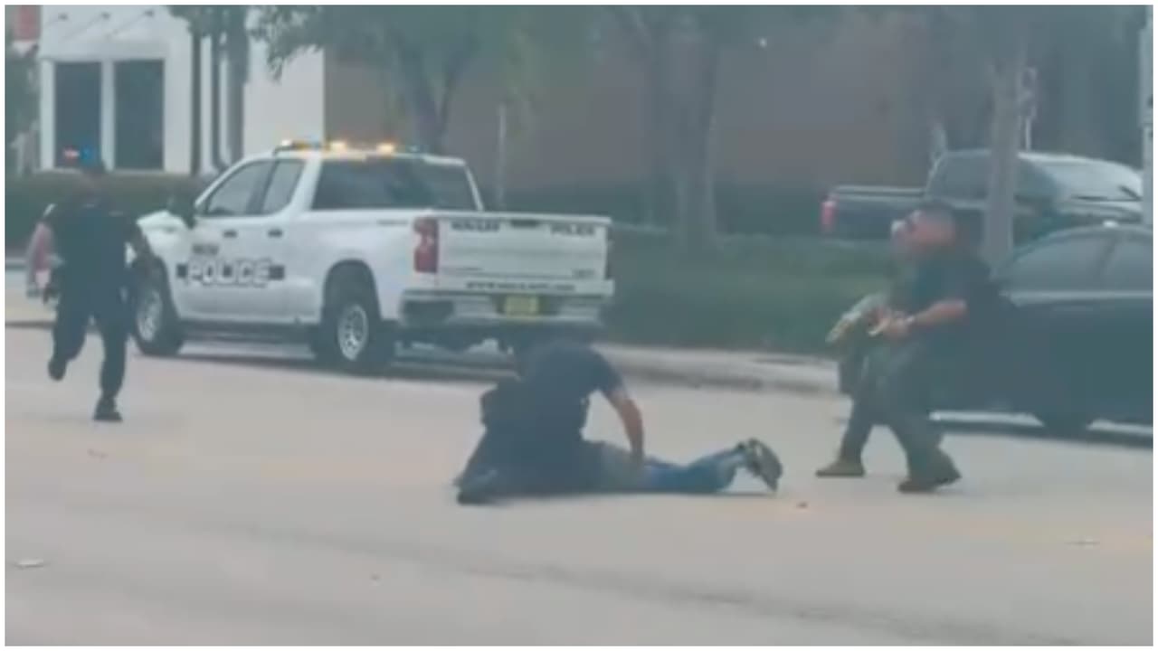 Arrestan a un fugitivo en medio de gran movilización policial en Hialeah