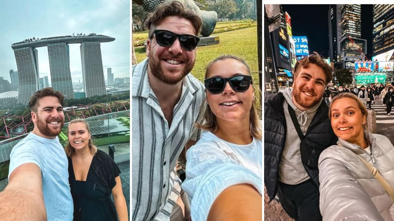 Pareja presume que viaja 10 veces al año gracias a que no tienen hijo