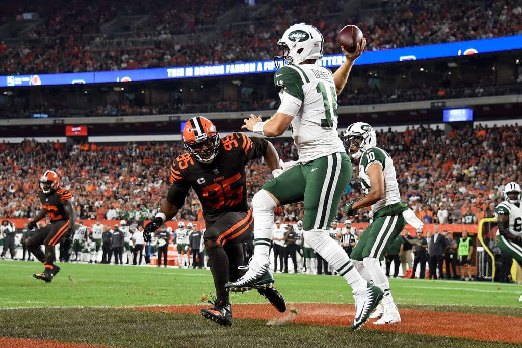 Había una gran expectación por ver al quarterback novato de los New York Jets Sam Darnold de nuevo, luego de la decepcionante actuación de la semana pasada ante Miami en casa.