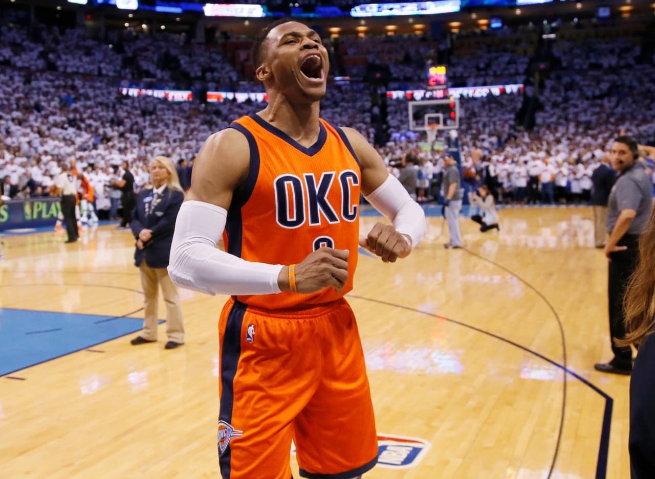 13. Russel Westbrook (Oklahoma City Thunder / Baloncesto) - 38,6 millones de dólares