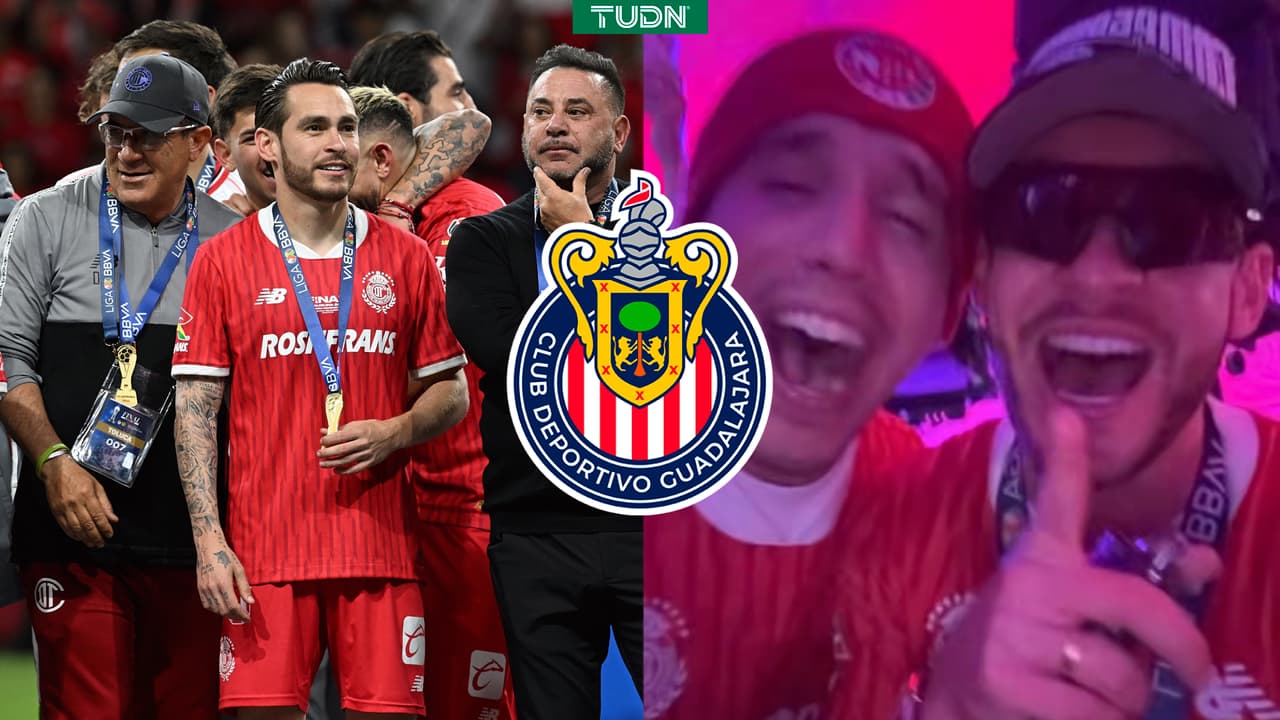 'Canelo' Angulo recuerda a Chivas en plenos festejos con Toluca
