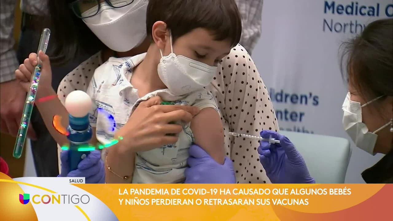 La pandemia causó bebés y niños perdieran o retrasaran sus vacunas