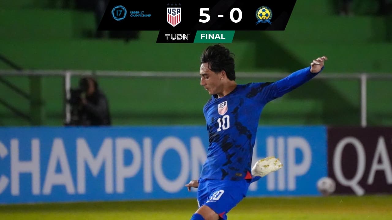 Estados Unidos gana a Barbados con manita en el Premundial Sub-17 de Concacaf