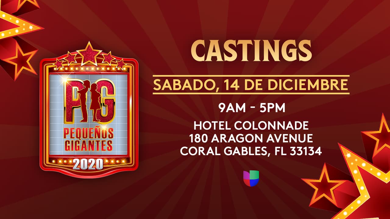 ¡Muestra tu talento y conviértete en la estrella de Pequeños Gigantes 2020!