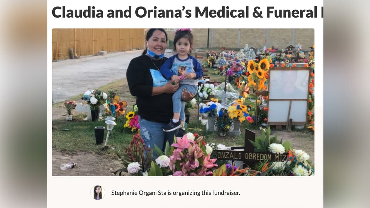 Habilitaron una cuenta de GoFundMe para ayudarse con los gastos funerarios y para el hospital de la menor.