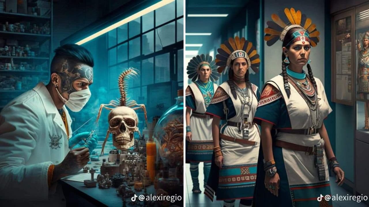 Así se vería México si no hubiera sido conquistado por los españoles, según inteligencia artificial