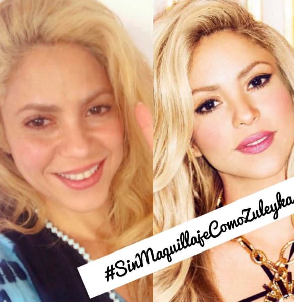 Shakira #SinMaquillajeComoZuleyka