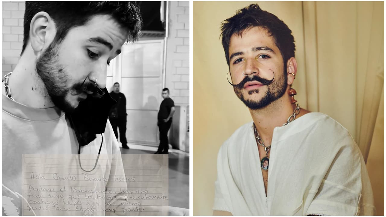 Así fue el emotivo gesto de Camilo con una fan tras enterarse de la muerte de su esposo