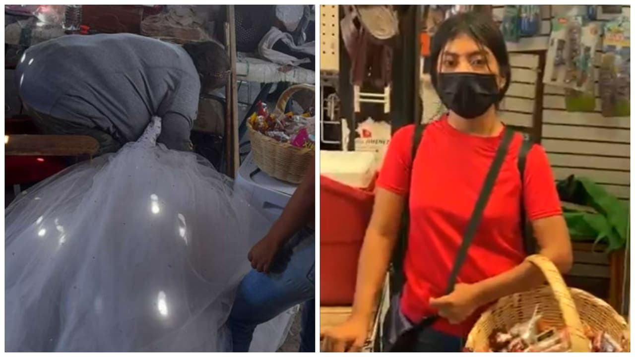 Comerciantes se unen para hacer fiesta de XV años a vendedora de dulces en México: es su sueño