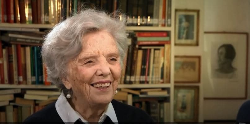 Elena Poniatowska, aged 86, interviewed at her home by Jorge Ramos
