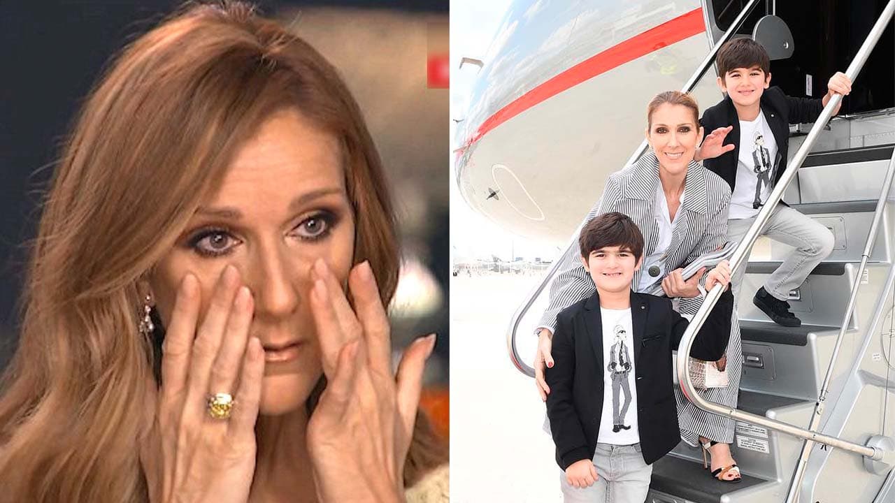 Los hijos de Céline Dion la cuidan desde que está 'paralizada', a pesar de su corta edad