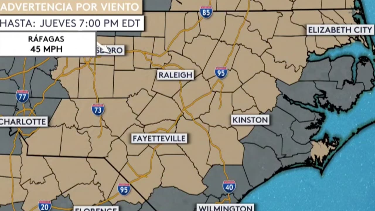 Zeta: Emiten advertencia por ráfagas de viento en Carolina del Norte, llegarían a las 40 mph