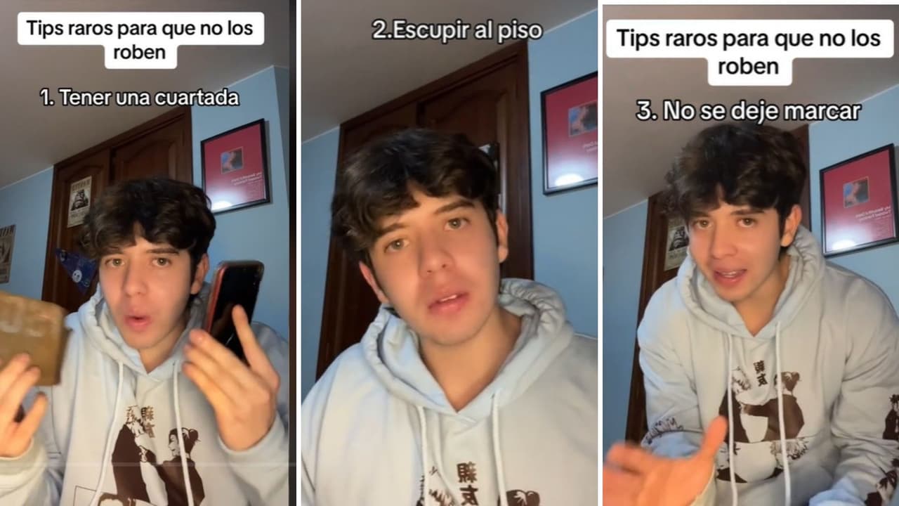 Tiktoker da los tips para raros para que no te asalten en Latinoamérica