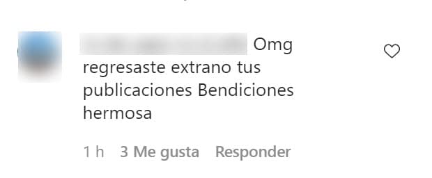 Algunos de sus fans aplaudieron su regreso y la colmaron de mimos y halagos.
<br>