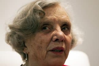 La reconocida escritora Elena Poniatowska.
