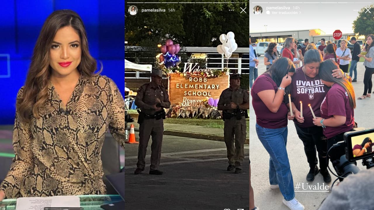 Pamela Silva, quien se encuentra realizando la cobertura de la masacre para
<b>Primer Impacto</b>, compartió imágenes desde Uvalde. En las fotografías, mostró el dolor que atraviesa la comunidad.