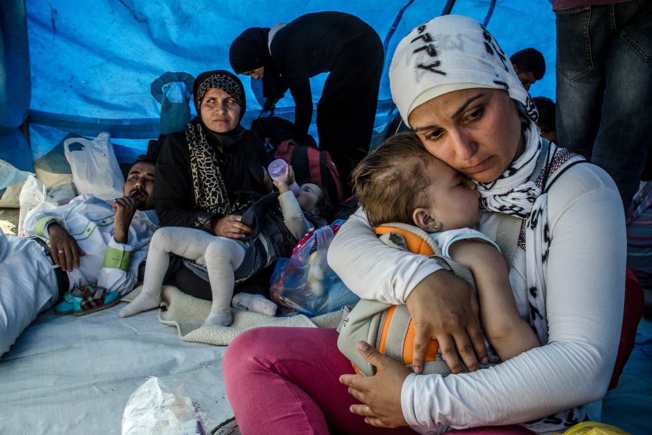 Buscando refugio para mis hijos